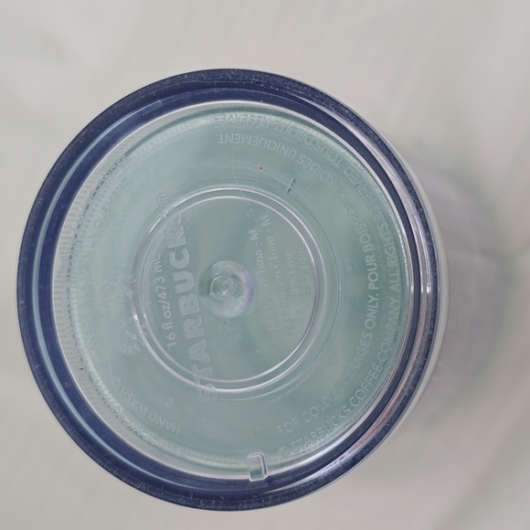 Starbucks 16oz Mermaid Logo Cold Cup w/ Screw On Lid - Picture 5 of 6
